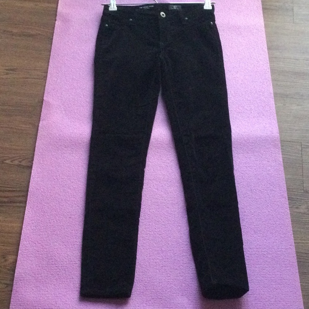 AG KIDS BLACK VELVET PANTS SIZE 14